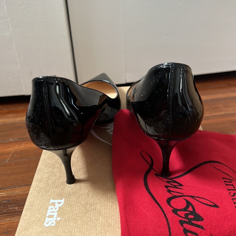 Christian Louboutin Pigalle Follies 55 - patent leather kid heels - Picture 3 of 5